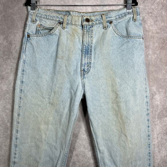 Vintage Levi's 505 Jeans Mens Size 36X30 Blue Stonewashed Denim Straight Leg 90s - Picture 2 of 11